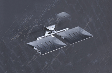 Dual Brass Soap Dish